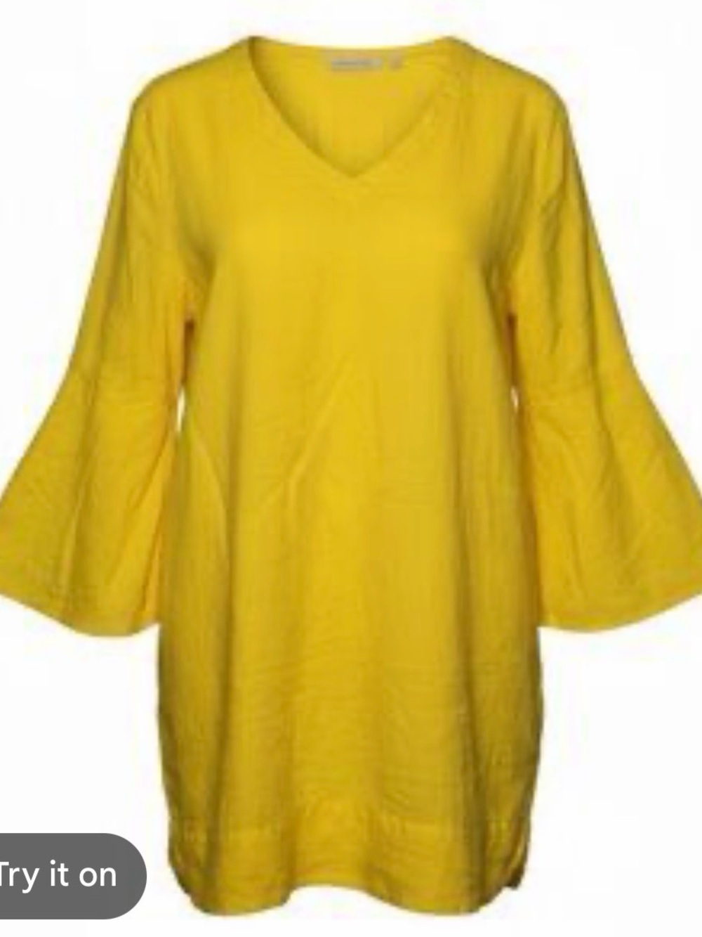 Dress V-Neck Bell Sleeve NWT